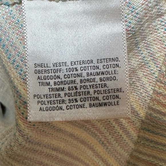 ANTHROPOLOGIE Pilcro & the Letterpress Pastel Candy Stripe Chino Skirt Size 4 - Picture 7 of 8